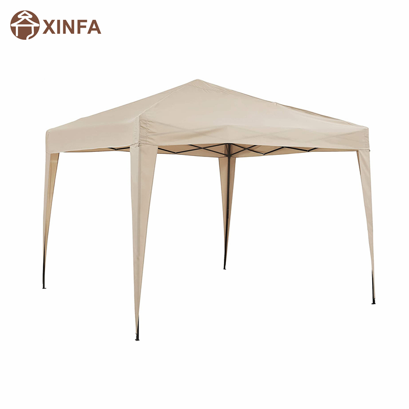 Crosley Furniture Hampton Collapsible Outdoor Gazebo, 10 \\\\ \'x 10 \\\\\' - Tan Tan