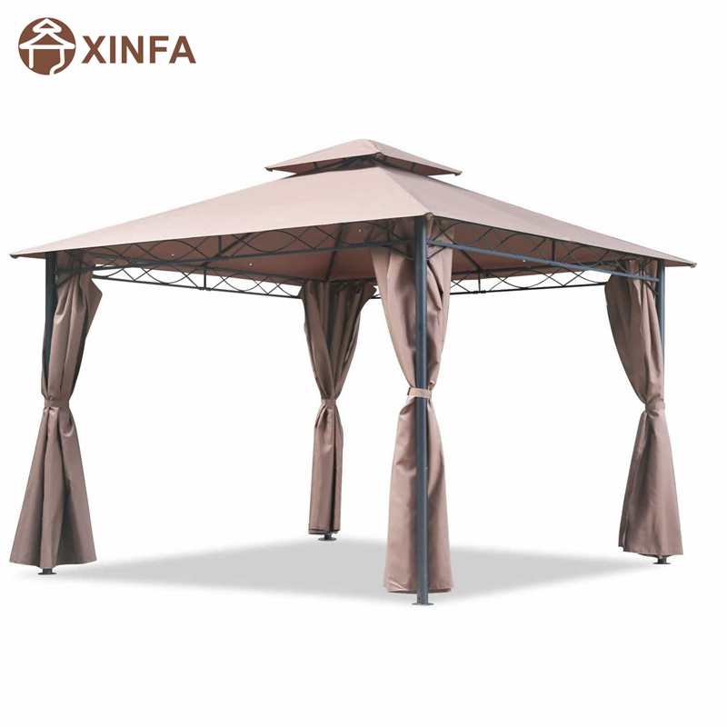 10 \\\\ \'x 13 \\\\\' Gazebo Block Sun Shade Canopy, vattentätt tält med gardiner Portable Foldbara Party Canopies