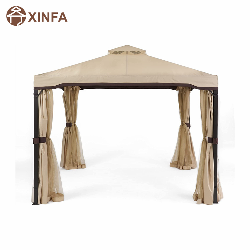 10 \\\\ \'x 10 \\\\\' Gazebo Block Sun Shade Canopy, Watertent Tent, Outdoor Gazebo med gardiner