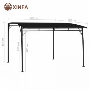 Camping Barbecue utomhusmetallgrillar BBQ Använd festaktivitet utanför lusthus